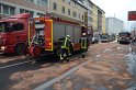 Stadtbus fing Feuer Koeln Muelheim Frankfurterstr Wiener Platz P293